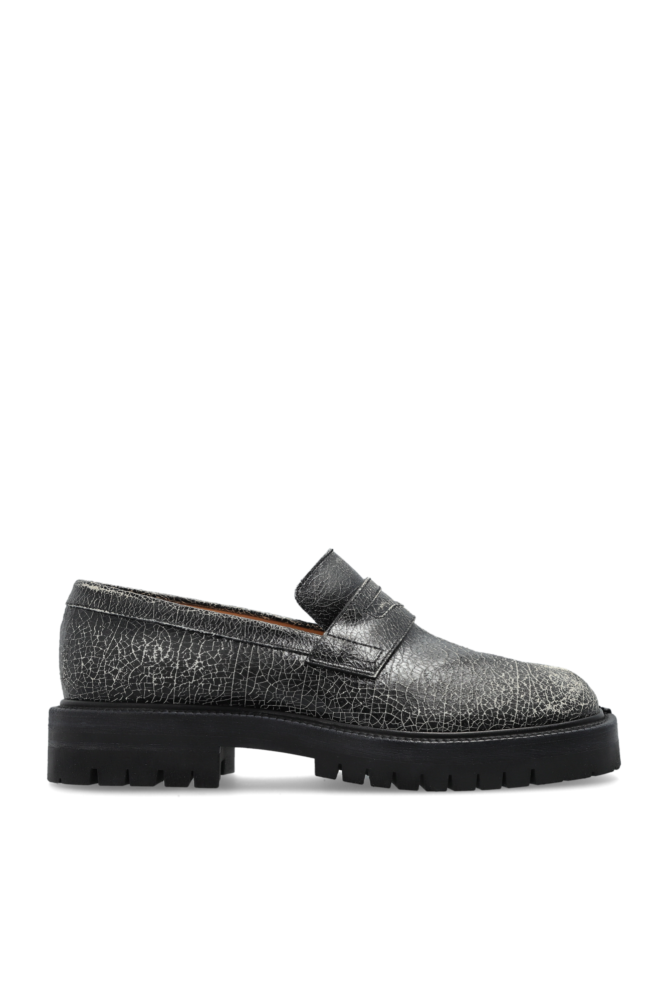 スニーカー Maison Margiela Tabi Maison Margiela Tabi paint-splatter Sneakers | Black